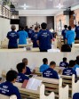 Tingkatkan Pembinaan Kepribadian, Warga Binaan Rutan Dumai Tekun Mengikuti Ibadah.
