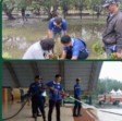 Hujan Deras Tak Jadi Halangan  Karang Taruna Lanjut Lakukan Gotong Royong Bersih bersih Taman Bukit Gelanggang