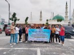 Walikota Dumai yang di Wakili Kadis Kominfo Melepaskan Perwakilan Rombongan JMSI Ke Pekanbaru.