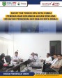 Kepala Dinas PU Melaksanakan Rapat Virtual Terkait Pengendalian Banjir di Kota Dumai.