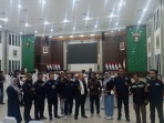 Ketua JMSI Dumai Ahmad Dahlan Ucap Selamat dan Sukses Atas Pelantikan Pengurus JMSI Periode 2025-2030 di Awarding Ningt HUT JMSI VI Provinsi Riau.