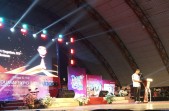 Ketua Pelaksana Expo 2026 Wahyu Ari Septian, S.T, di Sambut Teriak dan Tepuk Tangan Penonton di Malam Penutupan Expo.