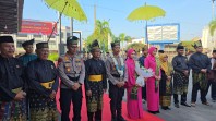 Penyambutan dan Pelepasn  Kapolres Dumai Dari AKBP Angga  Febrian Herlambang, S.I.K., S.H. Kepada AKBP Fatikh Dedy Setyawan, S.H., S.I.K., M.Si.