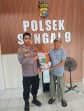 Polsek Sungai Sembilan Memberikan Bantuan Benih Jagung  Pipil Dalam  Rangka Mendukung Program Ketahanan Pangan  Nasional.