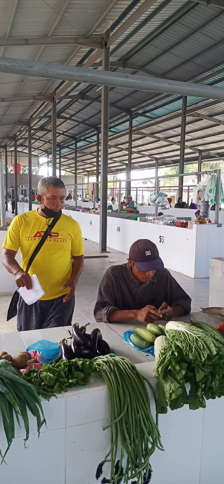 Pasar Rakyat Lepin Mulai Diserbu Pembeli