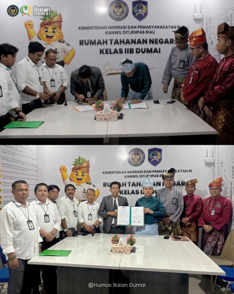 Rutan Dumai Jalin Kerja Sama dengan POSBAKUMADIN Kota Dumai