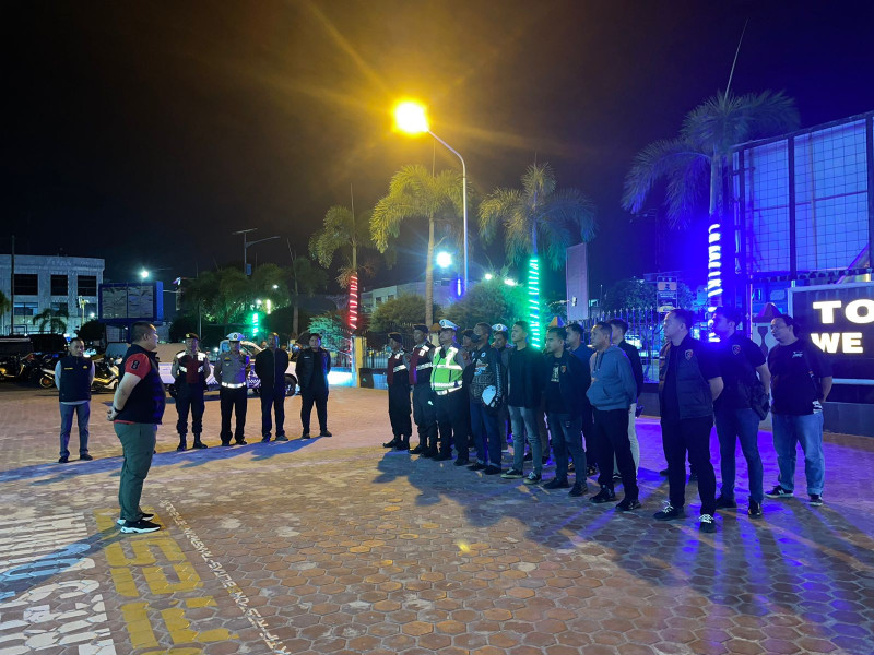 Sejumlah Kendaraan Aksi Balap liar di Amankan di Mapolres Dumai