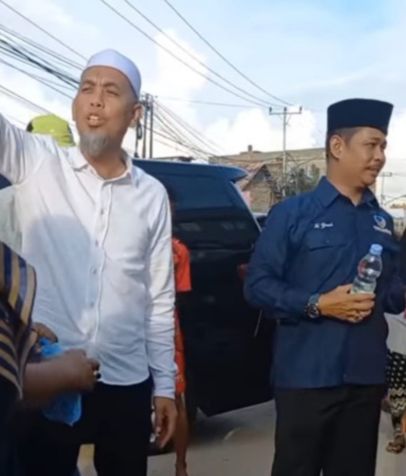 Ketua DPD Nasdem H.Paisal,Turlap Kelapangan Berbagi Takjil