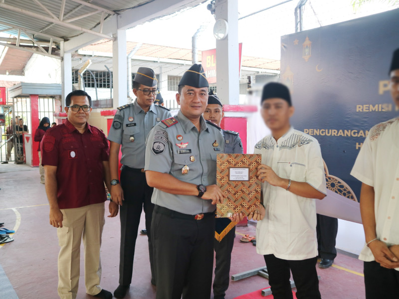 646 Warga Binaan Rutan Dumai, Terima Remisi Khusus Idul Fitri