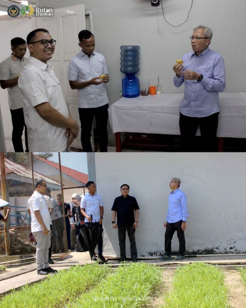 Kepala Biro Perencanaan dan Keuangan Kemenimipas Kunjungi Rutan Dumai