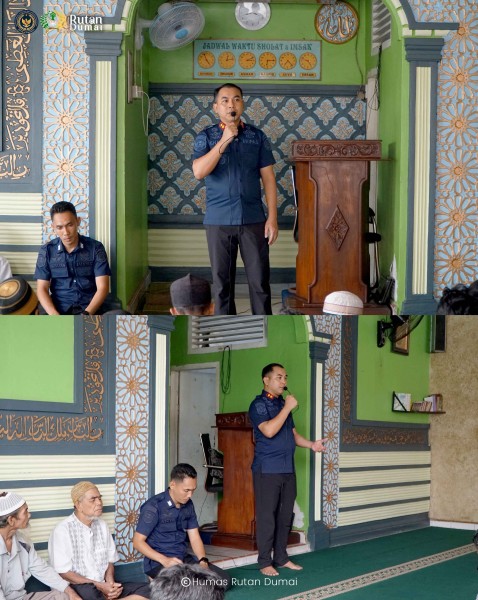 Tingkatkan Pembinaan Kepribadian, Karutan Dumai Beri Penguatan Kerohanian kepada Warga Binaan.