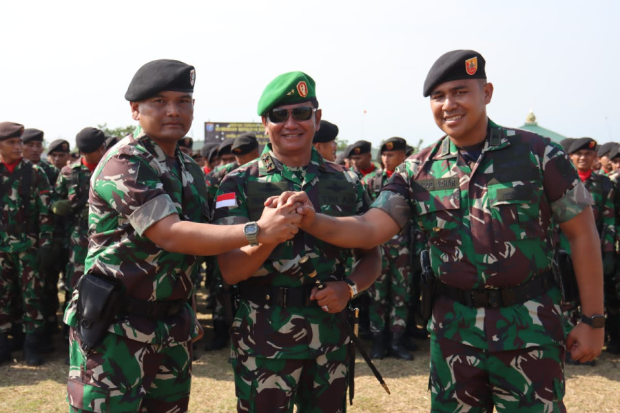 Pangdam XII/Tpr Pimpin Sertijab Komandan Pasukan Pengawak Tank Beruang Cakti