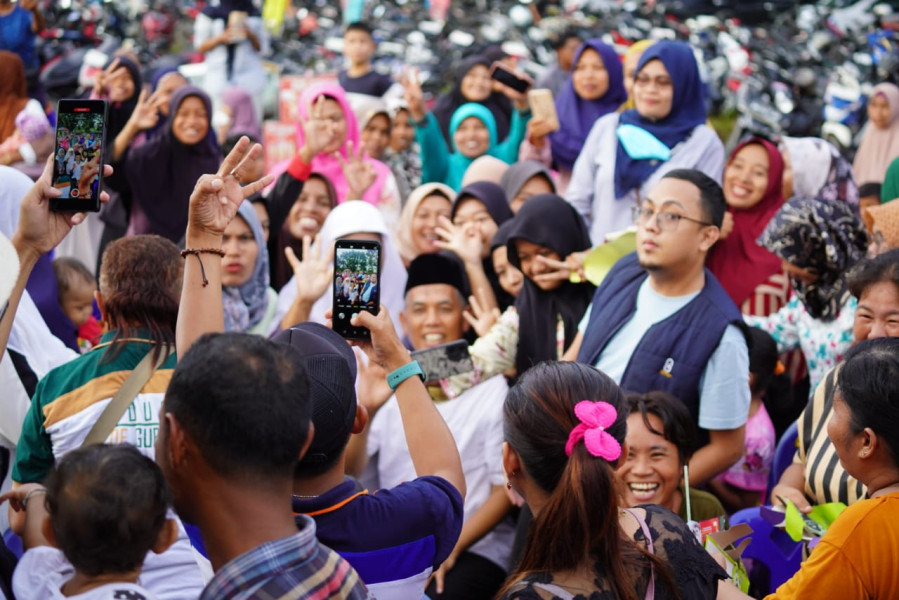 Ribuan Masyarakat Bagan Besar Padati Lapangan di Terakhir Kampanye H.Paisal /Sugiyarto