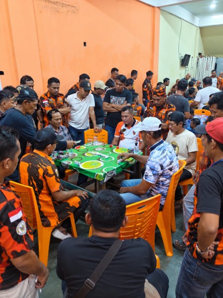 Semarak HUT ke-67, Pemuda Pancasila Dumai Perkuat Soliditas Lewat Turnamen Batu Domino.
