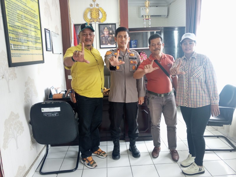 Polsek Bukit Kapur Iptu Zulfahli,S.H.,M.H Mendukung Penuh  Semangat Teman Jurnalis