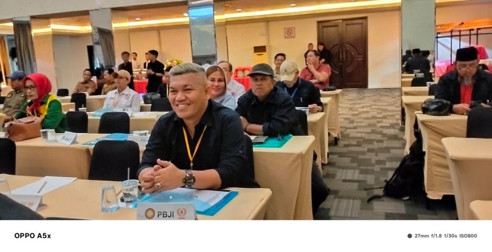 Ketua PBJI Ales Saprijon Ucapkan Selamat Kepada AKJ Ketua  KONI Dumai Terpilih.