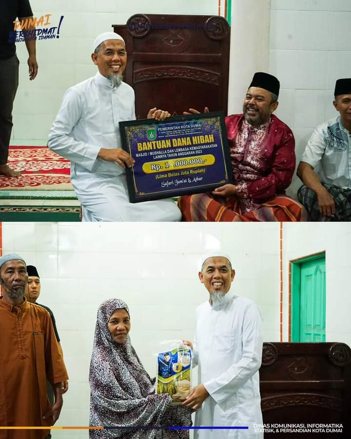 Wali Kota Dumai H. Paisal Menghadiri Safari Maghrib Bertempat di Musholla Nurul Iman