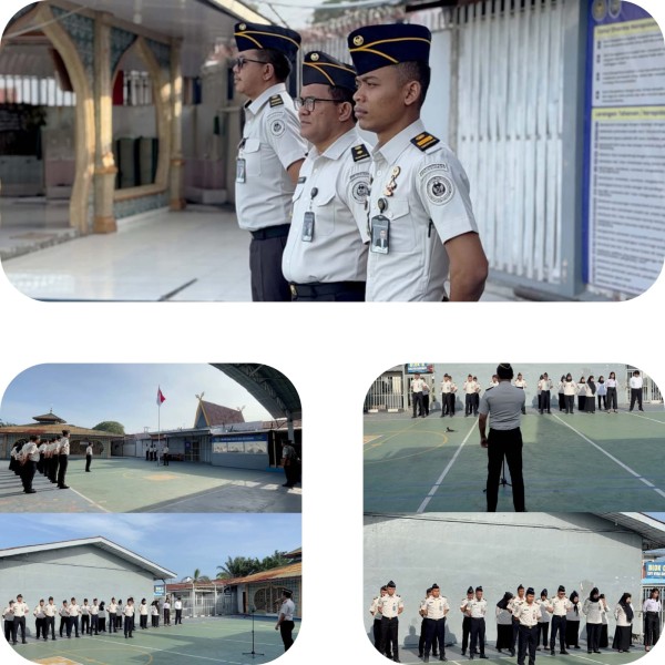 Kepala Rutan Dumai Enang Iskandi Menegaskan Pentingnya Menjaga Kedisiplinan integritas.