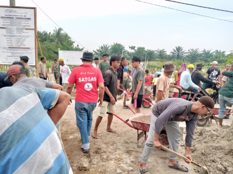 Gotong Royong Mencerminkan Kekompakan DPD BRIGADE