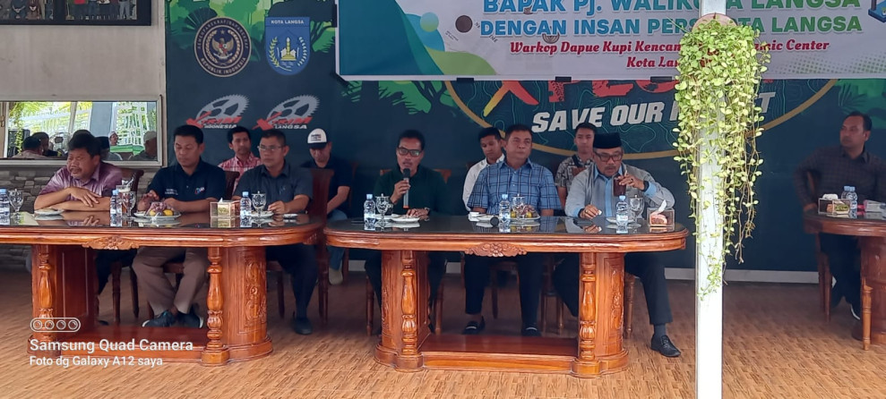 PJ Walikota Syaridin Silahturahmi Bersama Insan Media