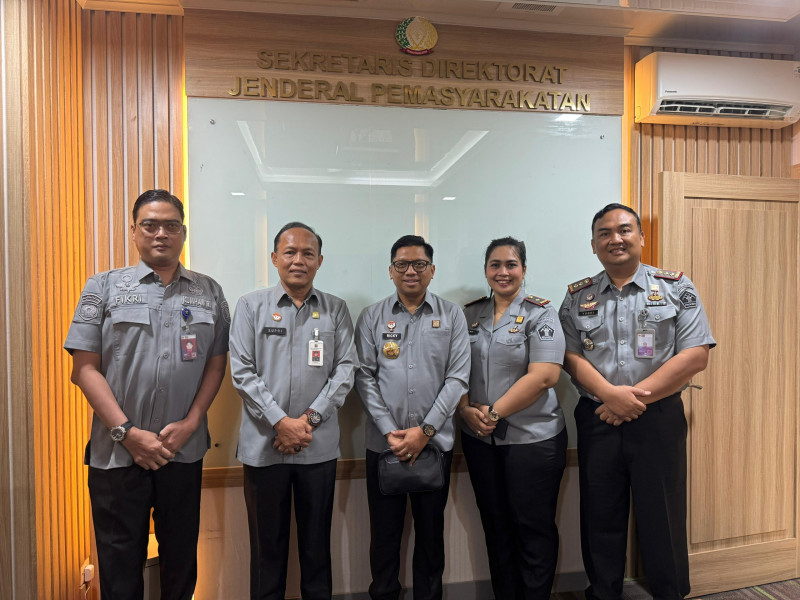 Tingkatkan Kinerja Pemasyarakatan, Karutan Dumai Lakukan Koordinasi dan Konsultasi Dengan Sesditjenpas