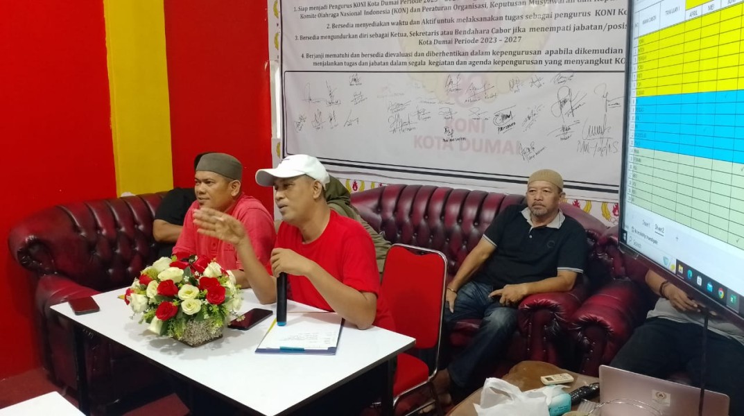 KONI Kota Dumai Selenggarakan Rapat Berkaitan Kejurprov 2025