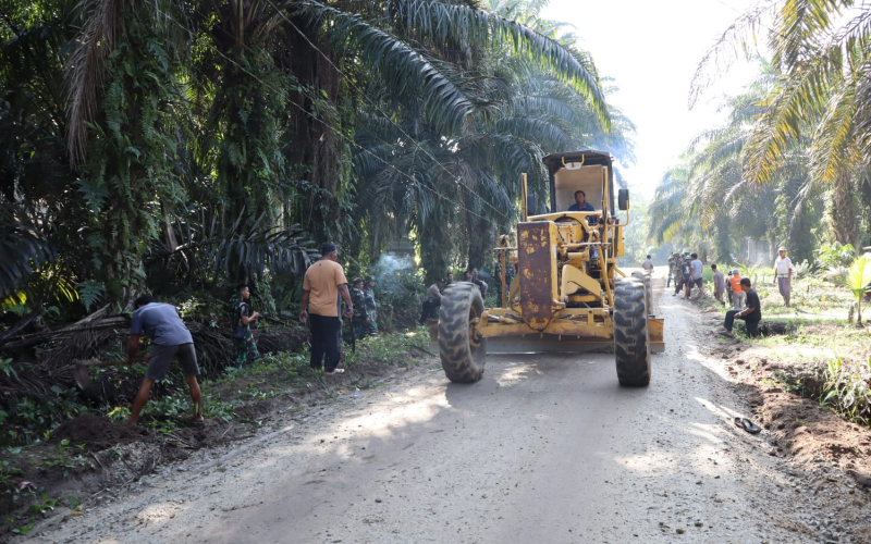 TTMD Ke - 124 KODIM 0320 Dumai Mempercepat Pemerataan Pembangunan