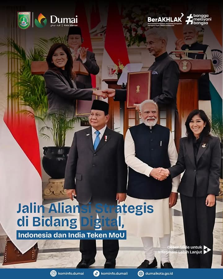 Indonesia dan India Meresmikan Aliansi Strategis di Bidang Digital