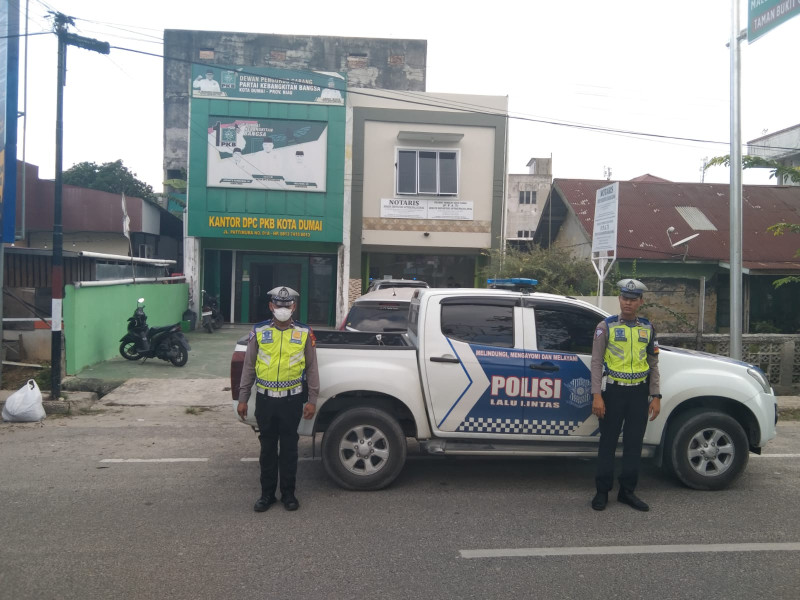 Polres Dumai Tergabung Dalam Satgas Kamseltibcarlantas Operasi Mantap Brata Lancang Kuning 2023 - 2024