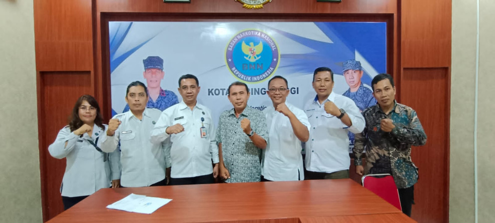 Bangun Sinergitas, DPC PJS Tebingtinggi Sambangi BNN Tebingtinggi