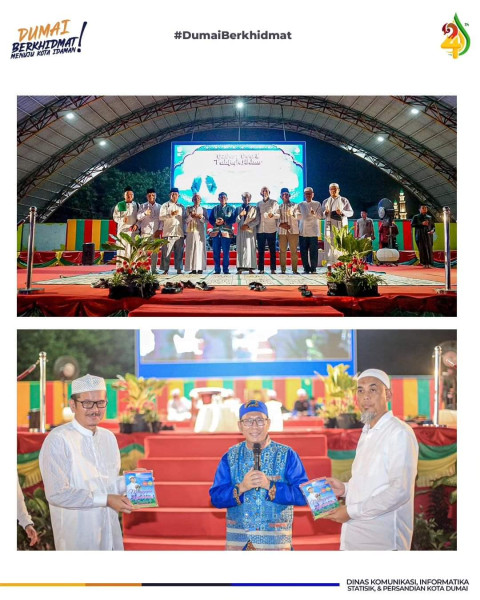 Ustadz Koko Liem Pendakwah Kondang Nasional Memeriahkan Peringatan Hari Jadi Kota Dumai Yang Ke 24 Tahun