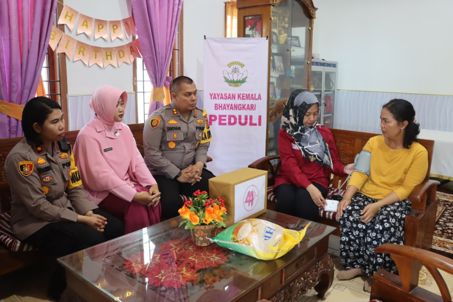 Kapolres Dumai Beserta Rombongan Meninjau Secara langsung Kondisi kesehatan Personel Polres Dumai