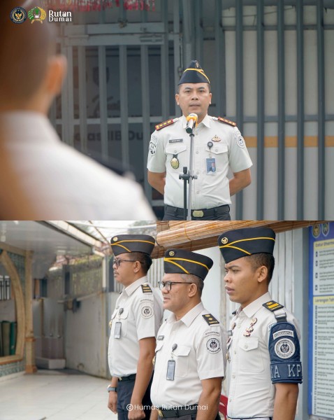 Pimpin Apel Pagi, Karutan Dumai Tekankan Integritas dan Pelayanan Publik