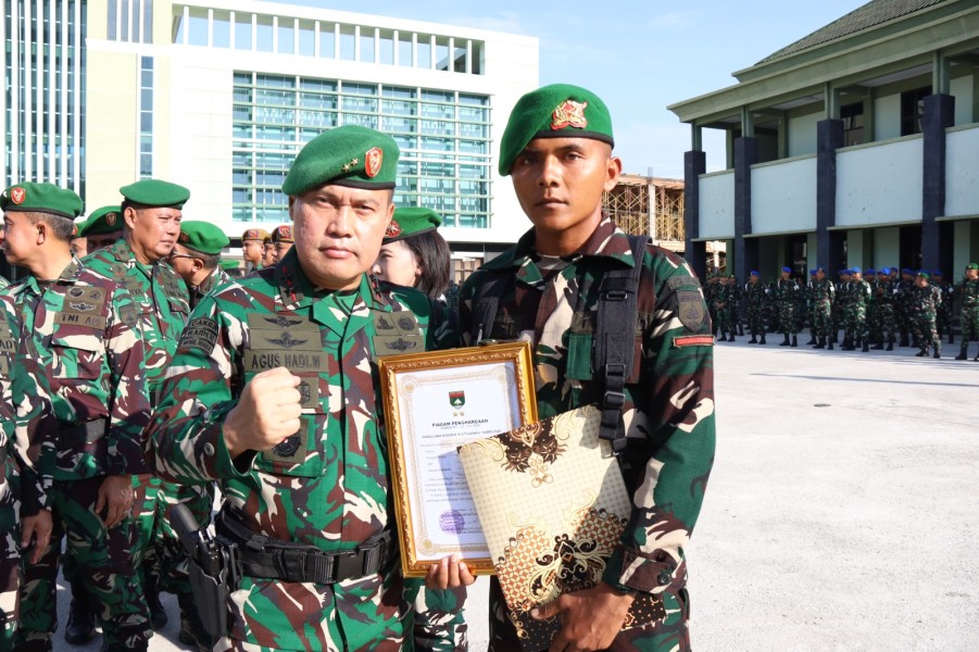 Kodam XIX/TT Gelar Upacara 17-an, Pangdam Apresiasi Prajurit Berprestasi dan Aksi Kemanusian