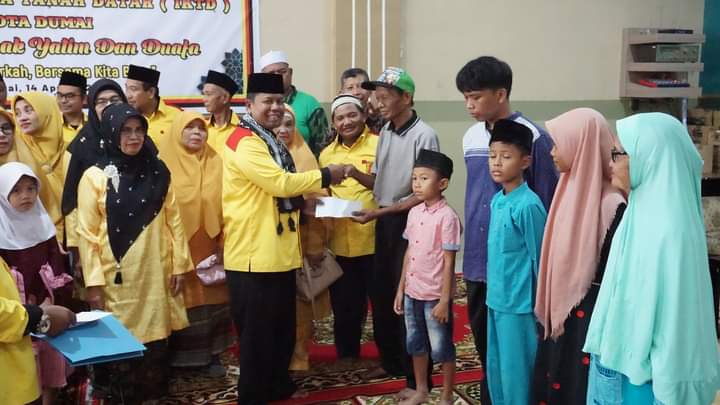 Ikatan Keluarga Tanah Datar (IKTD) Kota Dumai Melaksanakan Santunan Anak Yatim dan Duafa Dengan Mengangkat Tema 