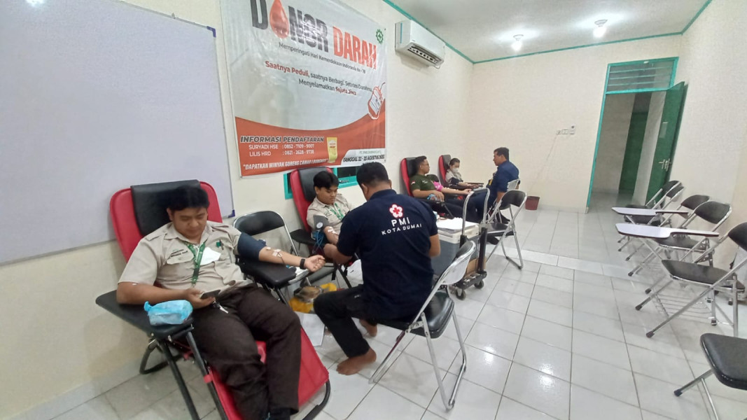 Kegiatan Donor Darah PMI Dumai Kembali Kerjasama Dengan Apical Dumai