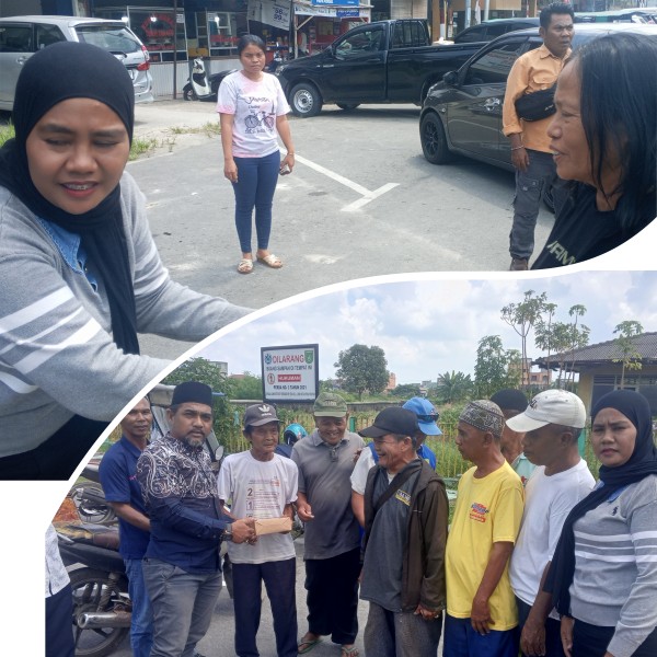 JMSI Dumai Berbagi Jum'at Berkah Dengan Membagi-bagikan Nasi Kotak