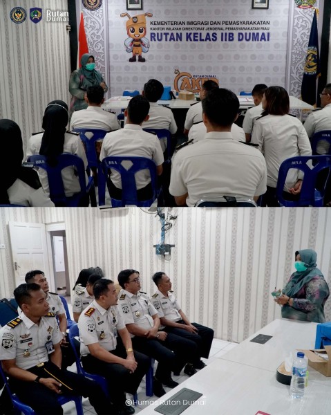 Rutan Dumai Gelar Penyuluhan Kesehatan dan Skrining HIV/TB bagi Petugas dan Warga Binaan