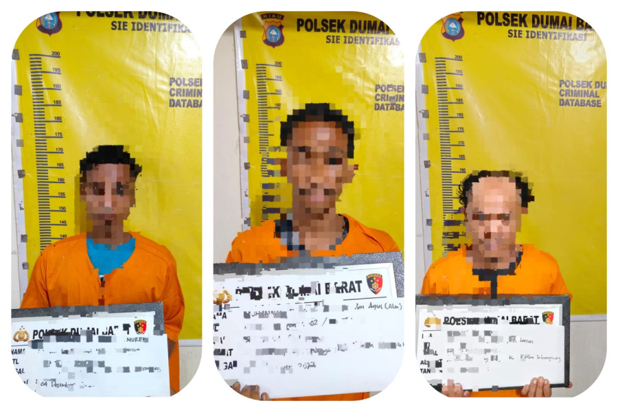 Tiga Orang Pemuda Terduga Pelaku Tindak Pidana Percobaan Pencurian di Bekuk Unit Reskrim