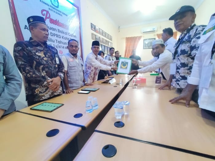 DPC PBB Kota Dumai Resmi Daftarkan Bacaleg Pemilu 2024