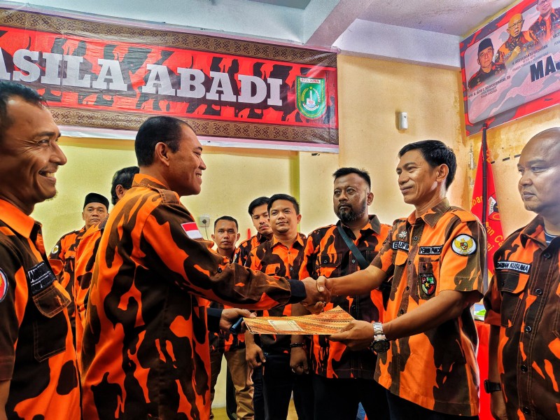 Edi Taufik Resmi Menerima Mandat Ketua PAC Pemuda Pancasila Dumai Timur