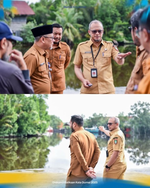 Walikota Dumai Menginginkan  Program Penanggulangan Banjir Pada 10 Segmen  Akan Rampung dan Optimal.