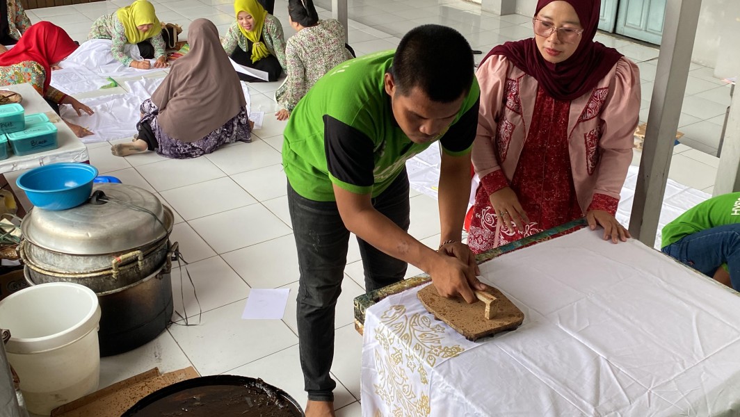 24 Warga Binaan Tanjung Redeb Mengikuti Pelatihan Membatik