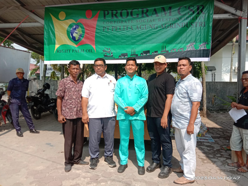 PT. Pelita Agung Agrindustri (PAA) Dumai Jalankan Suatu Program Corporate Social Responsibility (CSR)  Berupa Bantuan Sosial Berupa Sembako
