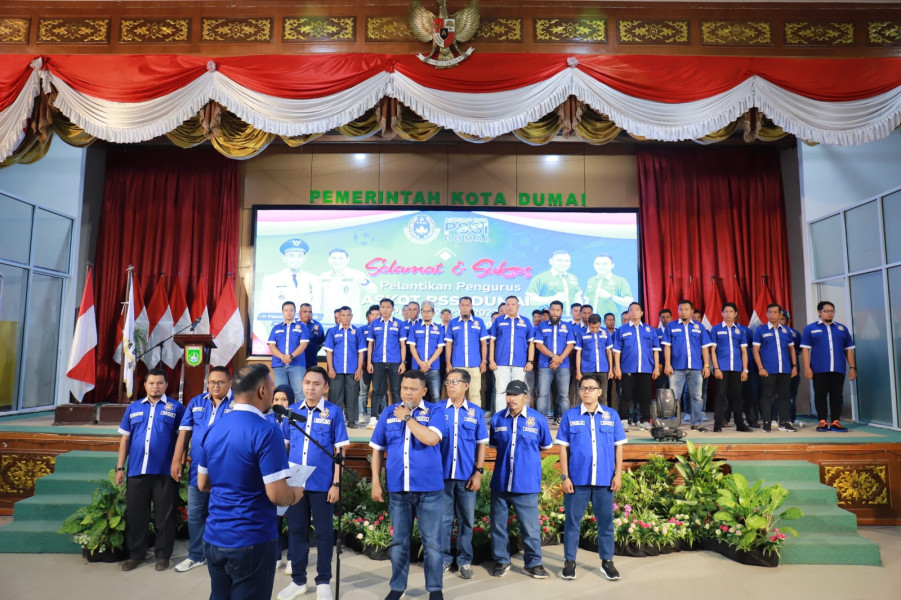 Said Effendi Resmi Dilantik sebagai Ketua Askot PSSI Dumai