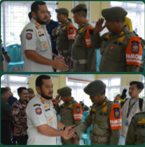 Nopri Anggota Satpol PP ( Polisi Pamong Praja ) Beri Ucapan Selamat dan Sukses Kepada Yuda Pratama Putra Resmi Dilantik Sebagai Kadis DLH Dumai