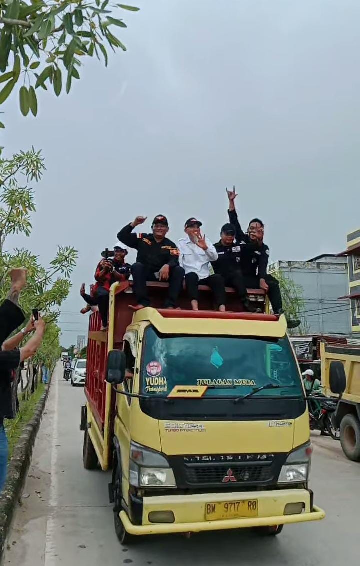 Asosiasi Dump Truck Kota Dumai Sepakat Menangkan H Paisal